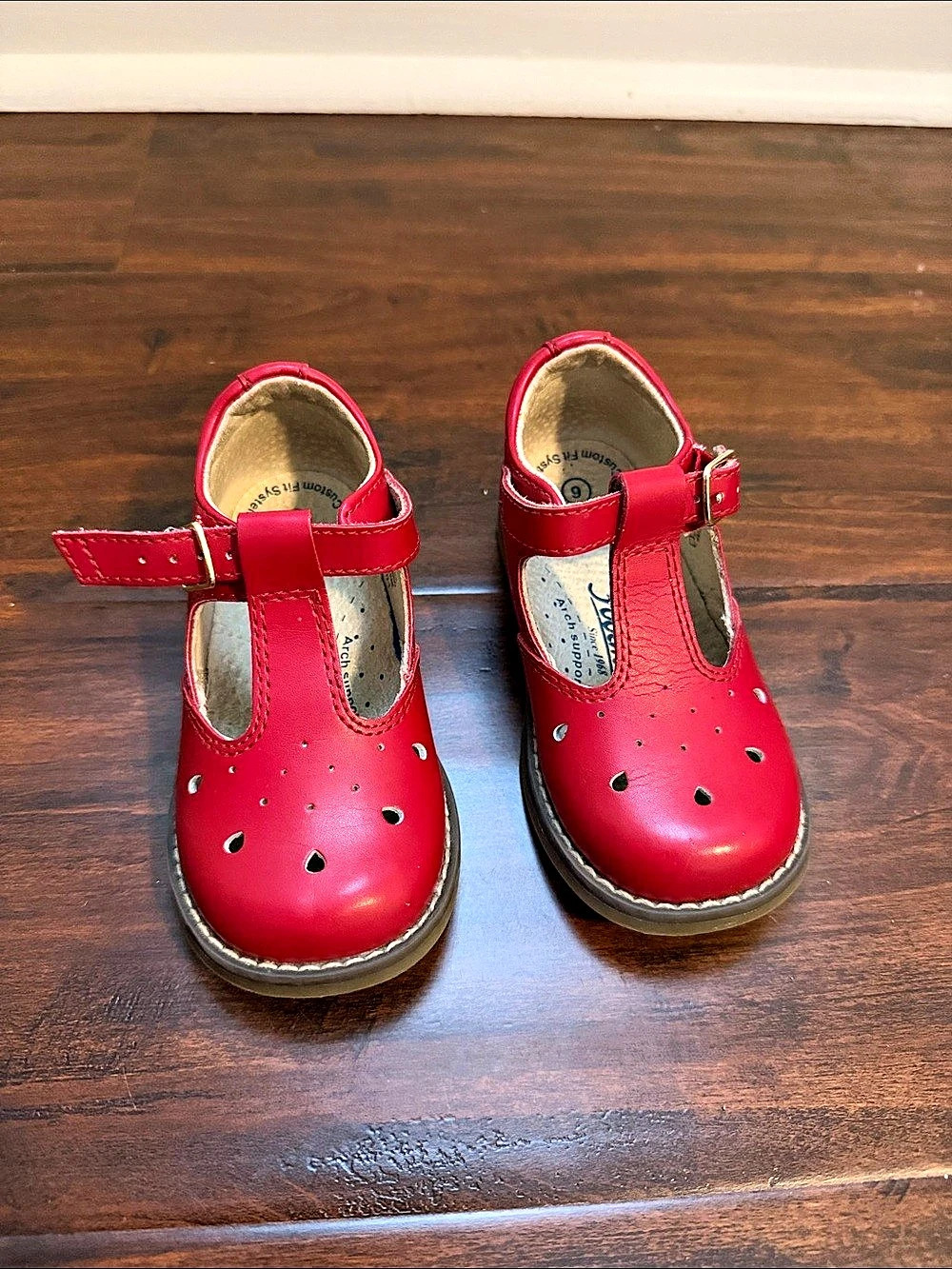 Footmates Red Mary Jane Shoes US 6